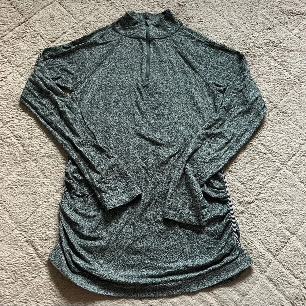 Athleta Quarterzip Top Athleisure Workout Gym Sporty Yoga Pilates Running Sz S